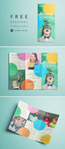 sample school and education brochure template doc