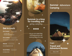 sample travel and tourism brochure template word