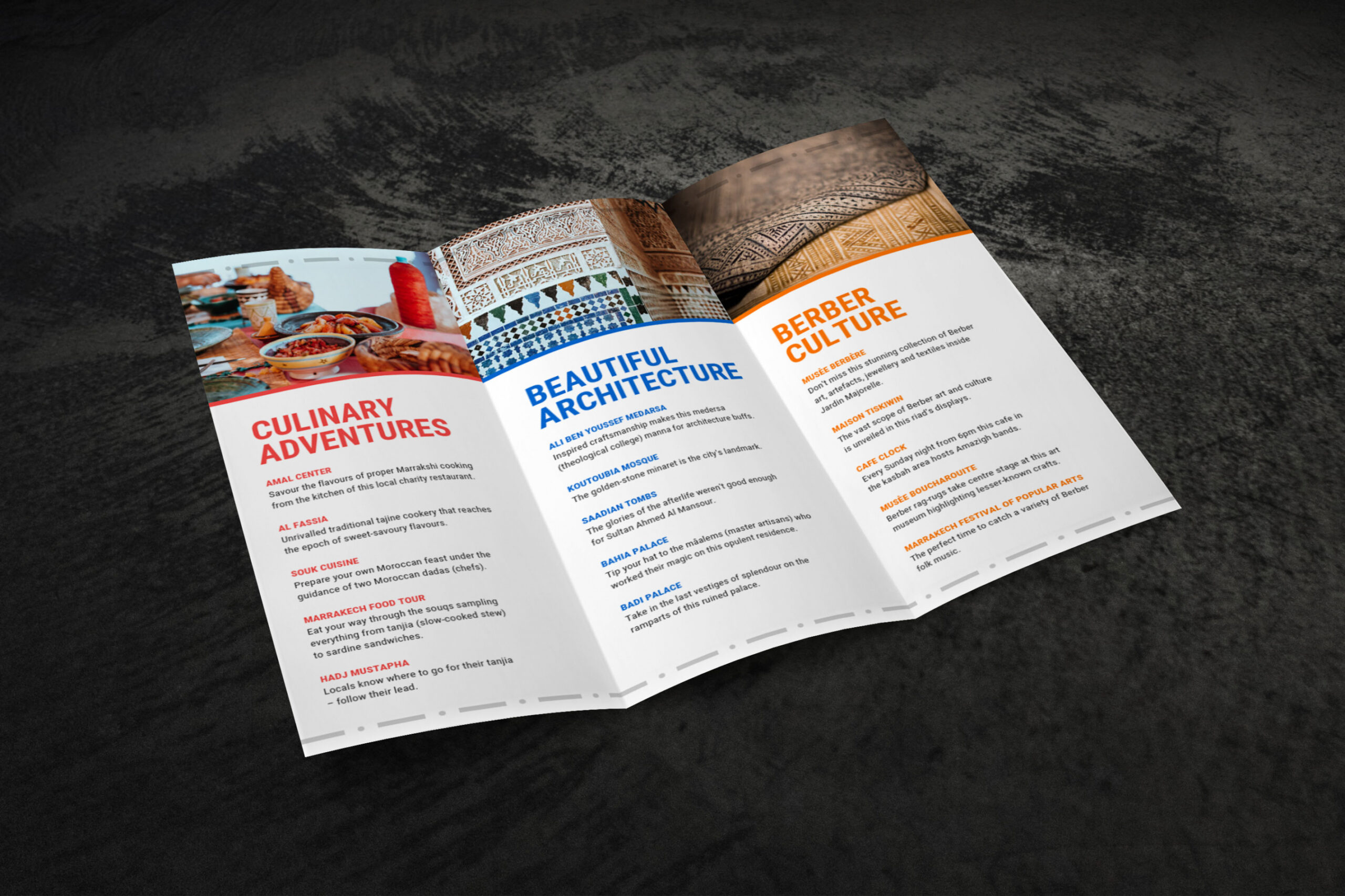 Stylish Travel Agency Brochure Template