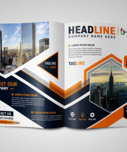 bi fold travel brochure template pdf