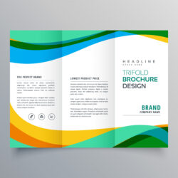 choosing colors for brochure template