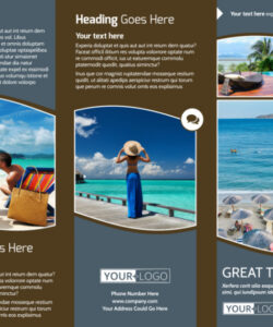 custom 2 page travel brochure template