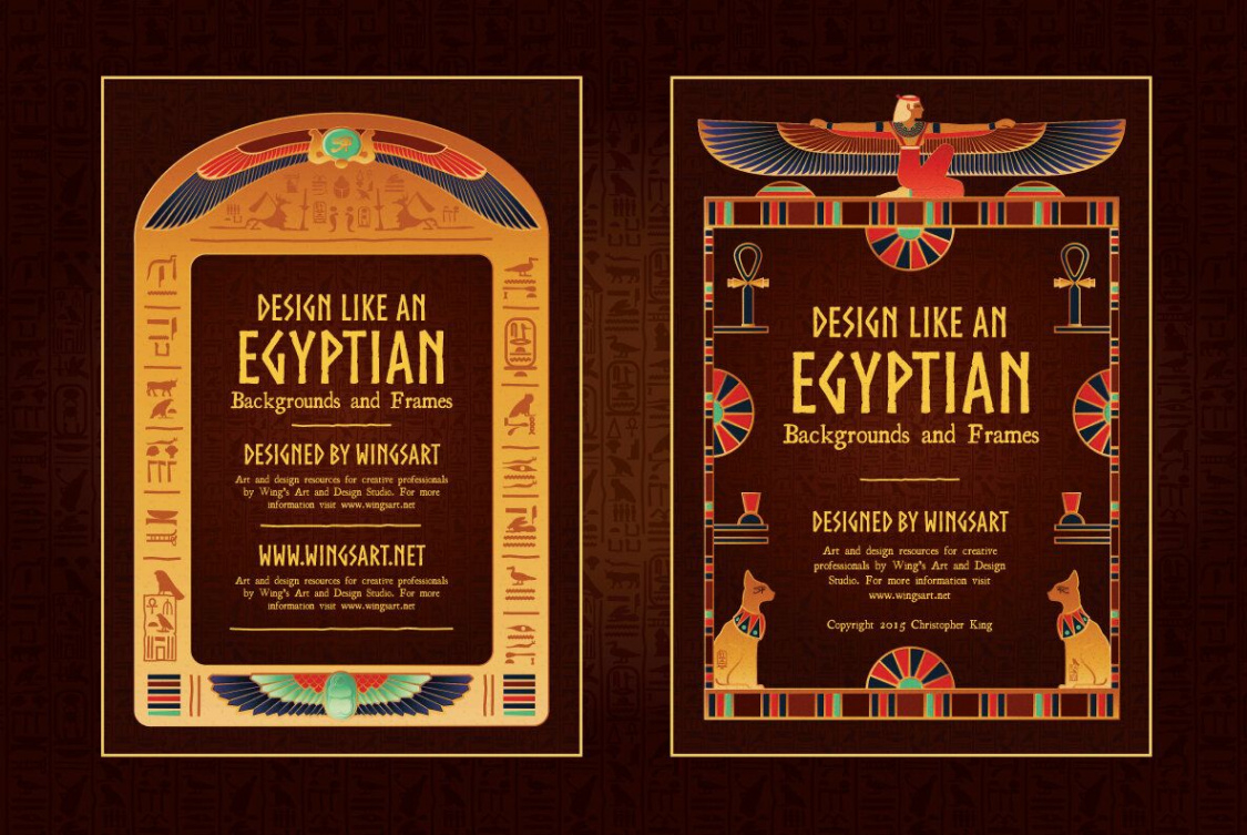 custom ancient egypt travel brochure template excel