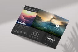 custom attractive tourism guide brochure template word