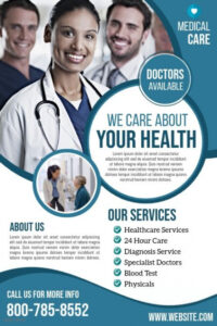 custom healthcare services brochure template word