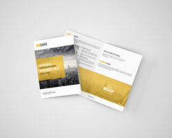 editable a5 bi fold brochure template