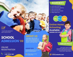 editable colorful school program brochure template doc