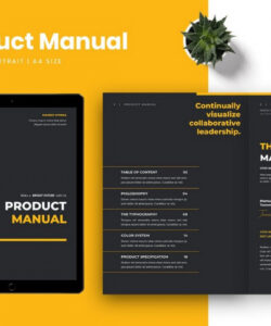 editable detailed product launch brochure template word