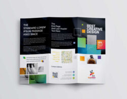 editable freelance graphic designer brochure template word