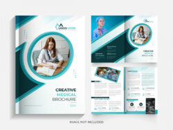 editable medical clinic brochure template