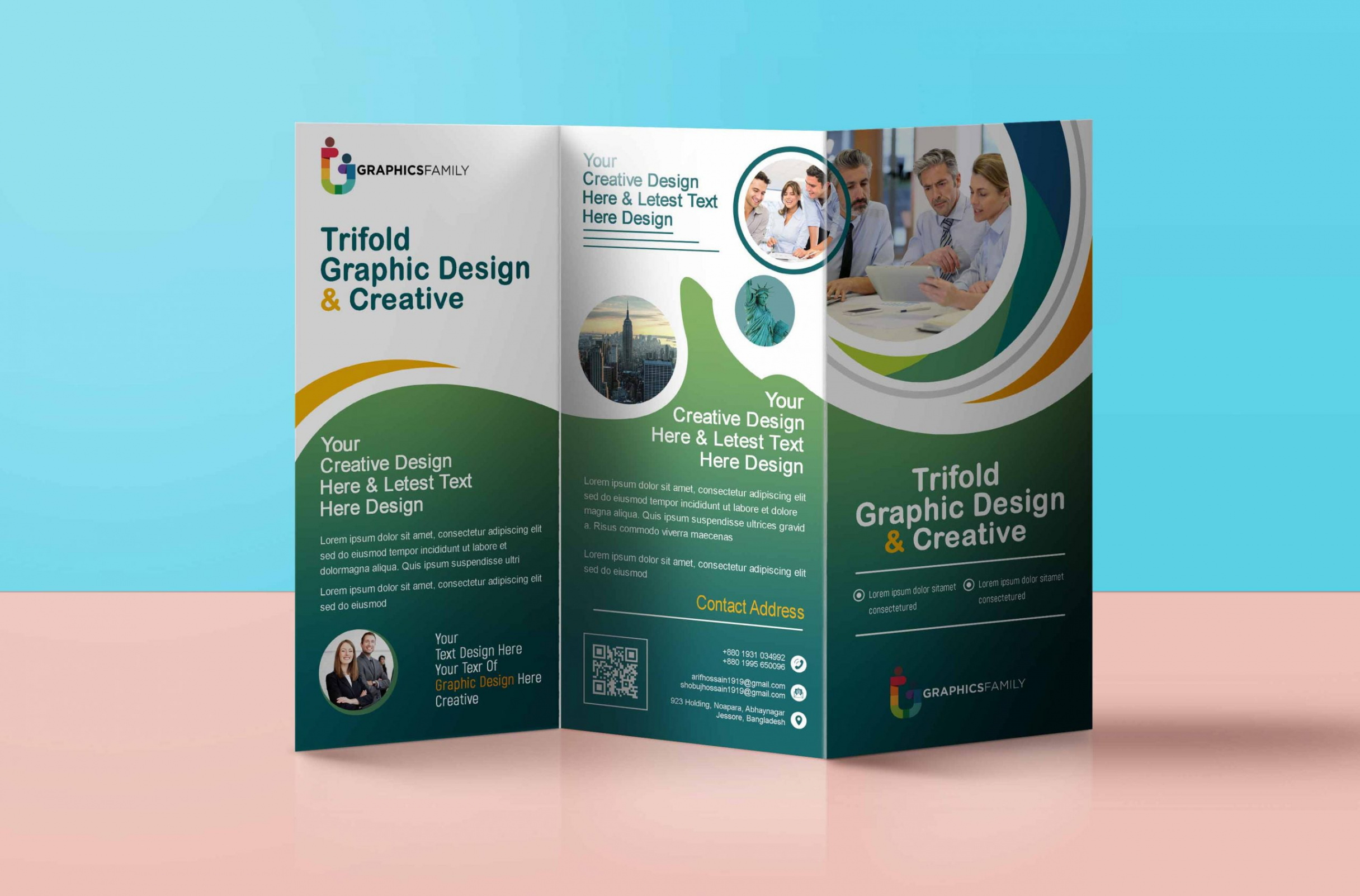 editable medical laboratory brochure template