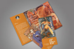 free  art gallery exhibition brochure template pdf