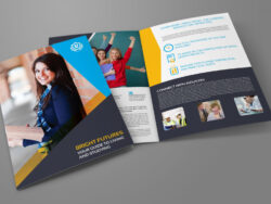 free custom comprehensive university course brochure template word