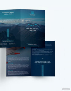 free custom travel agency brochure template sample