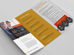 free editable financial services brochure template excel