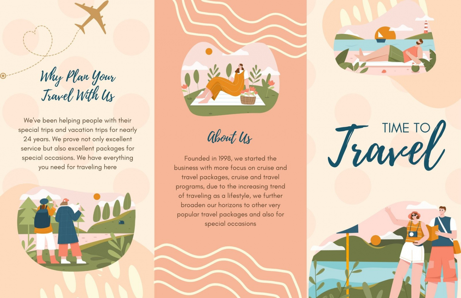 Holiday Destination Brochure Template