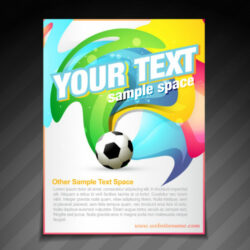 free editable sports club brochure template sample