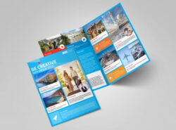 free editable travel agency brochure template doc