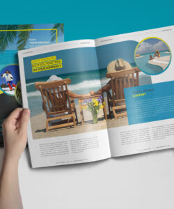 free editable travel agency brochure template doc