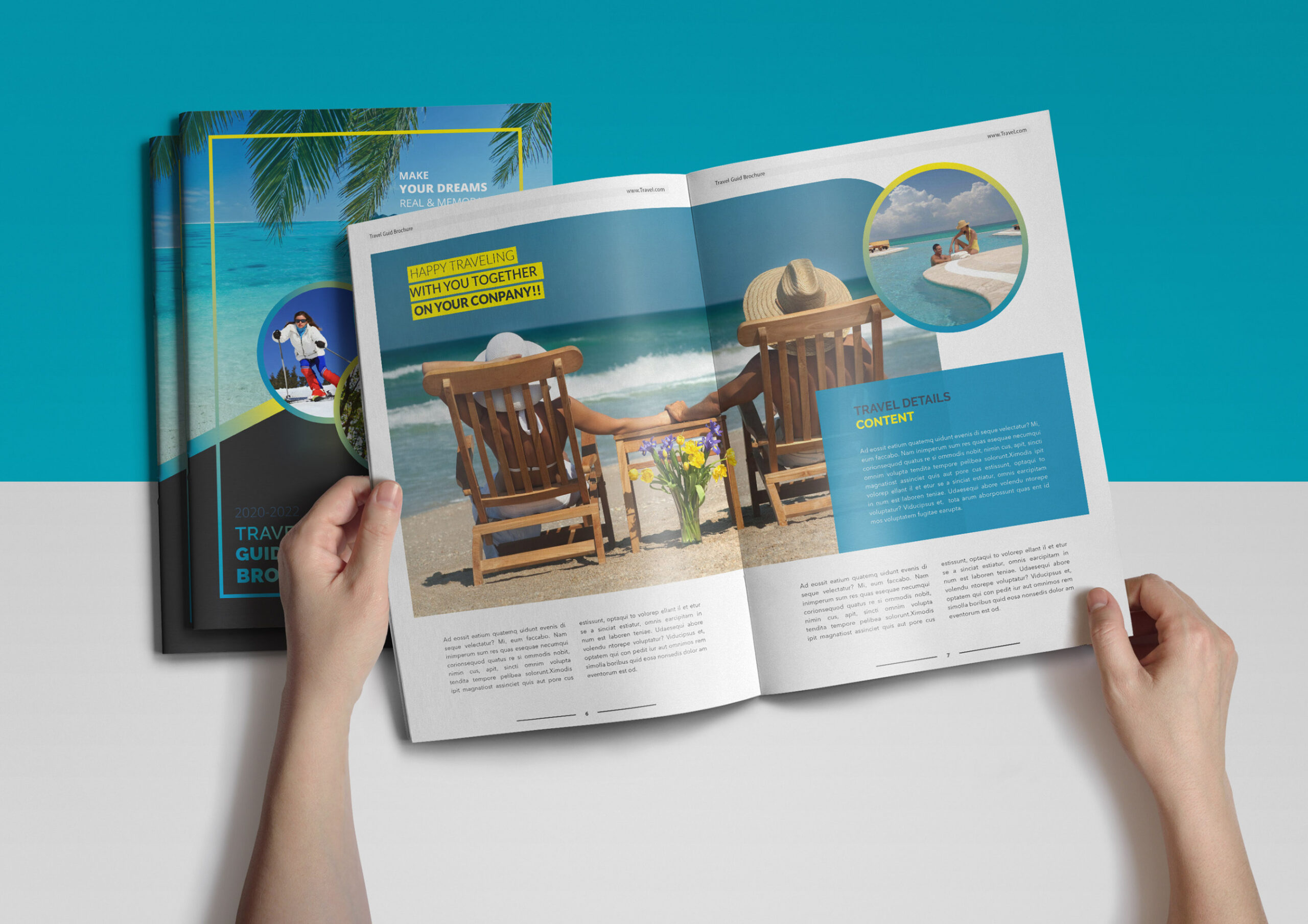 free editable travel agency brochure template doc