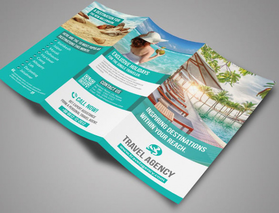 free  hawaii travel vacation brochure template word