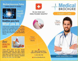 free  medical equipment and supplies brochure template sample