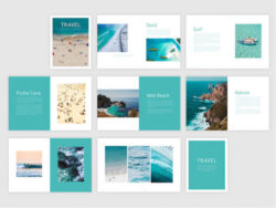 free printable 2 page travel brochure template word