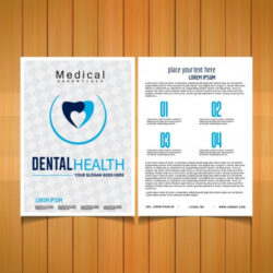 free printable medical office brochure template sample