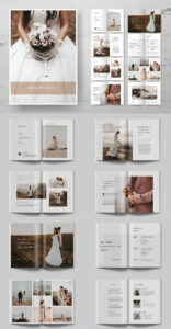 free printable photography portfolio showcase brochure template sample