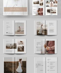 free printable photography portfolio showcase brochure template sample