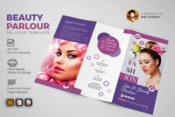 free sample beauty and spa brochure template sample