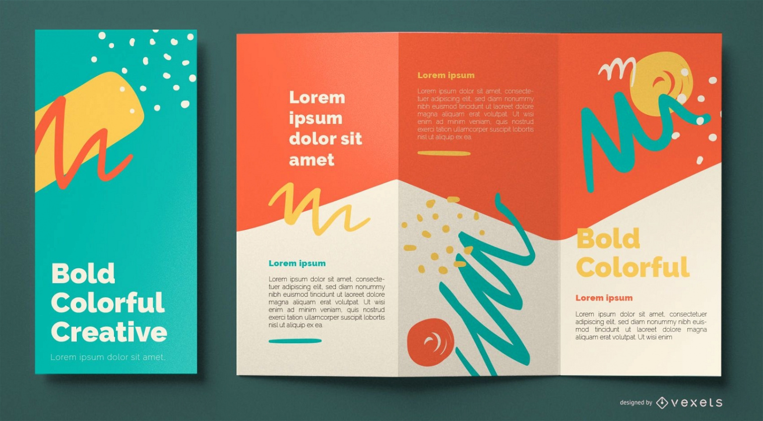 free sample colorful school program brochure template