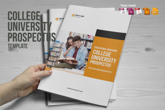 free sample comprehensive university course brochure template excel