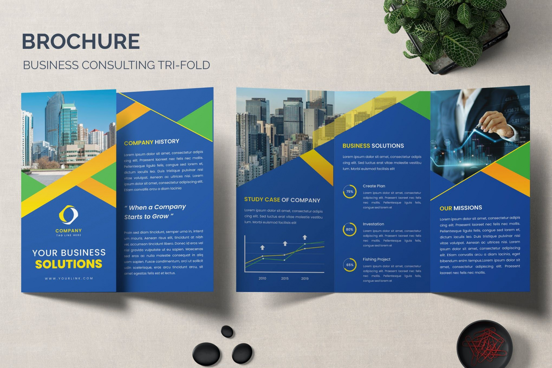 free sample financial services brochure template word