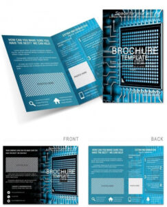 free sample innovative technology company brochure template example