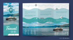 free  travel agency brochure template word