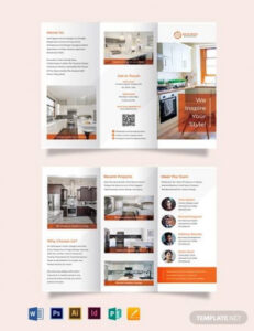 free  visual interior design brochure template example