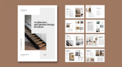 free  visual interior design brochure template word