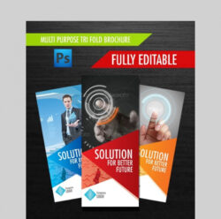 multipurpose business brochure template excel