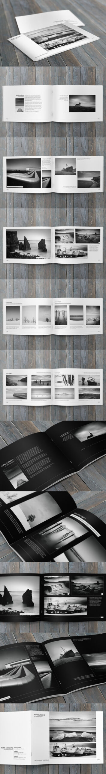 photography portfolio showcase brochure template pdf