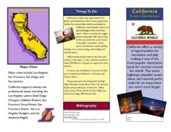 printable 4th grade travel brochure template pdf