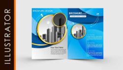 printable clean and professional brochure template sample