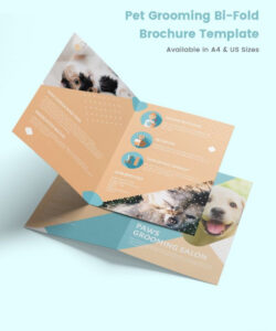 printable pet care services brochure template