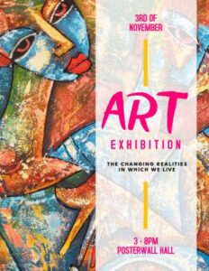 sample art gallery exhibition brochure template word