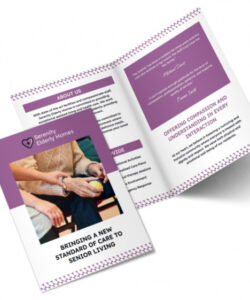 sample comprehensive senior care brochure template doc