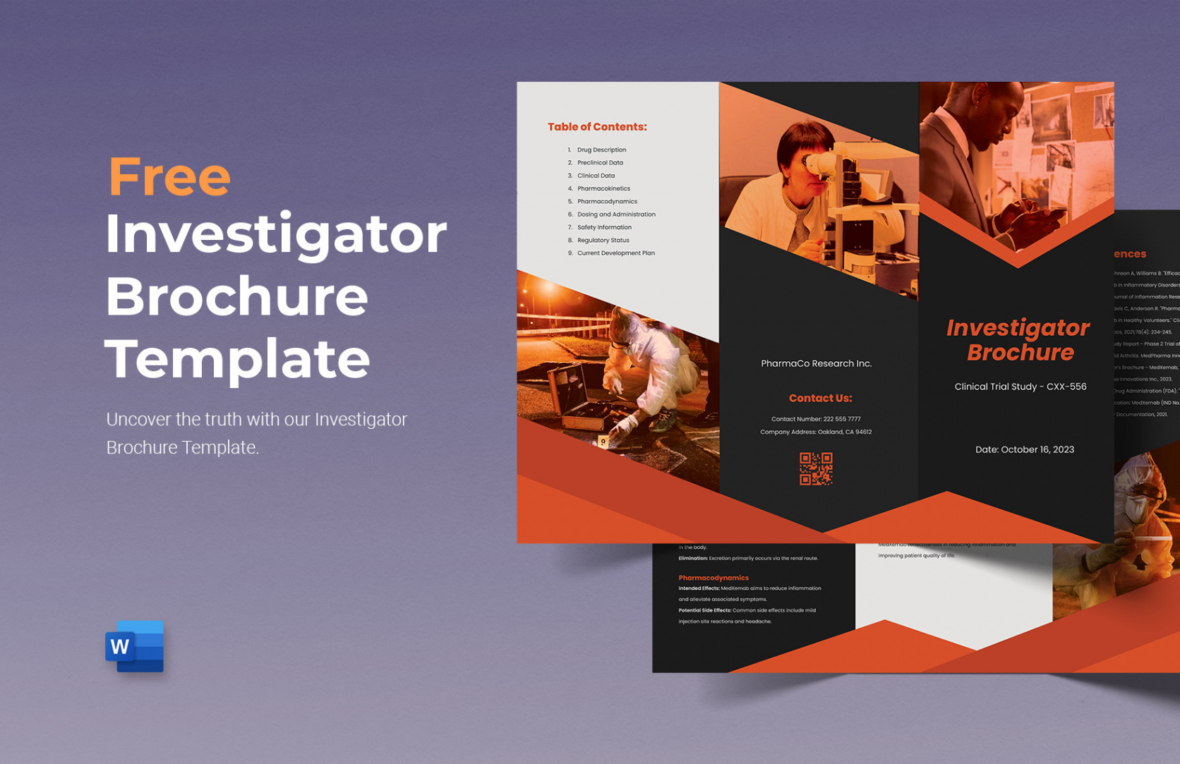 sample investigator brochure medical device template doc