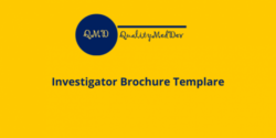 sample investigator brochure medical device template pdf