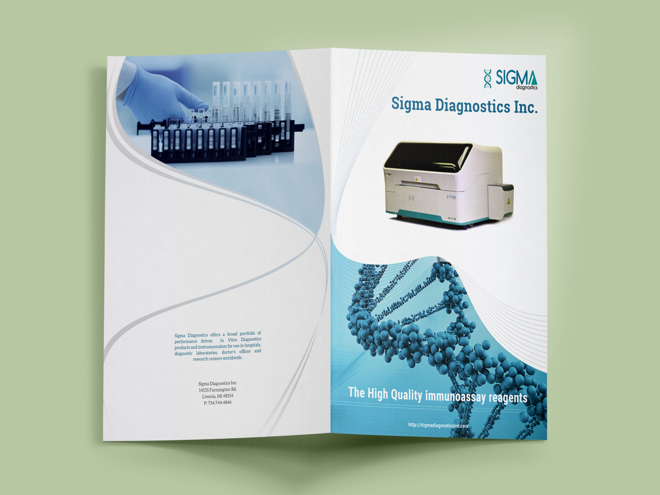 Medical Laboratory Brochure Template