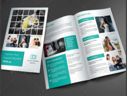 sample photography portfolio showcase brochure template