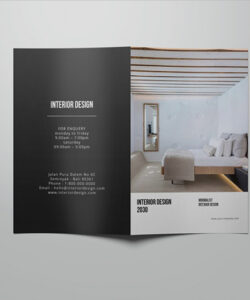 sample visual interior design brochure template sample